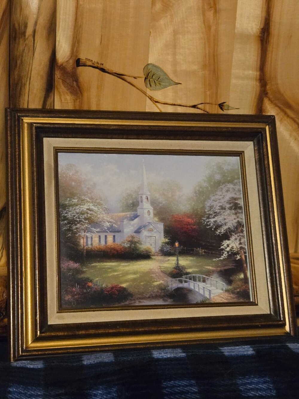 Thomas Kinkade Accent Print Hometown Chapel